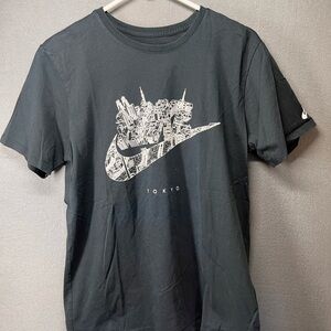 Nike Black Short Sleeve Tee with Tokyo Swoosh‎